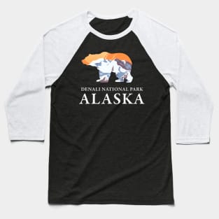 Cute Grizzly Bear Tees - Denali National Park Alaska Baseball T-Shirt